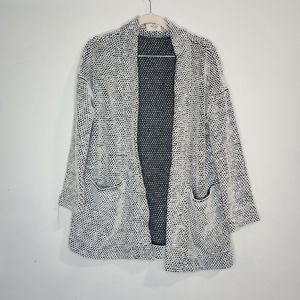 Marine Layer Open Front Knit Women Small Slouchy Relaxed Fit Pocket Cardigan